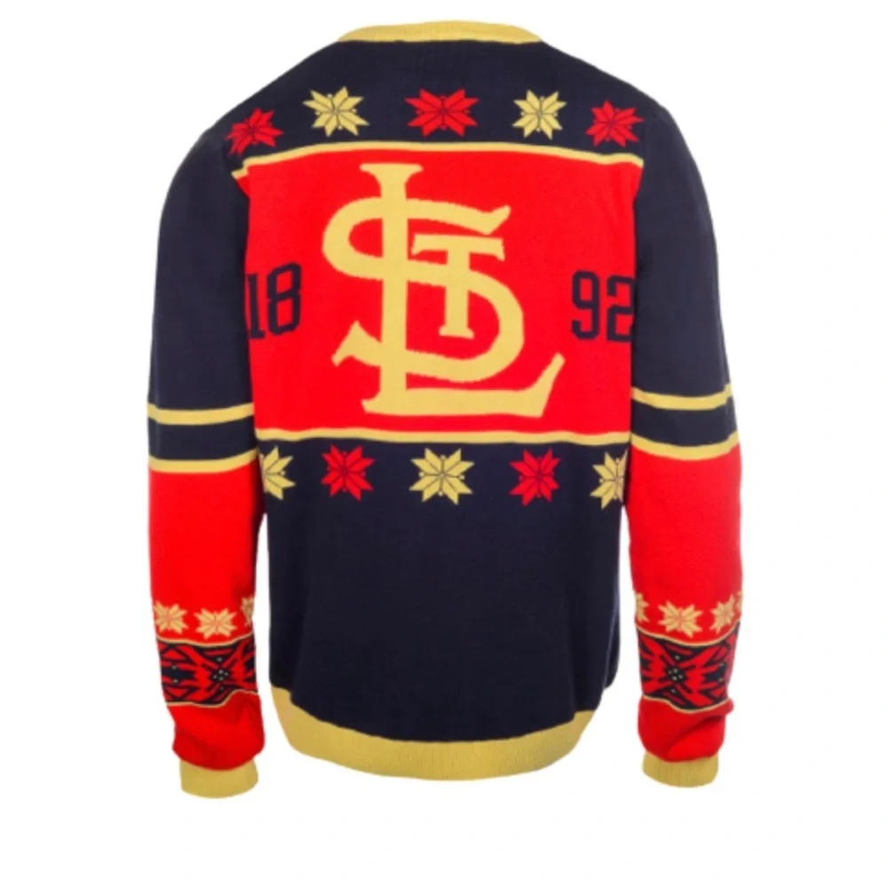 St Louis Cardinals Fans Retro Cotton Sweater Size Large